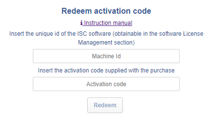 redeem activation code